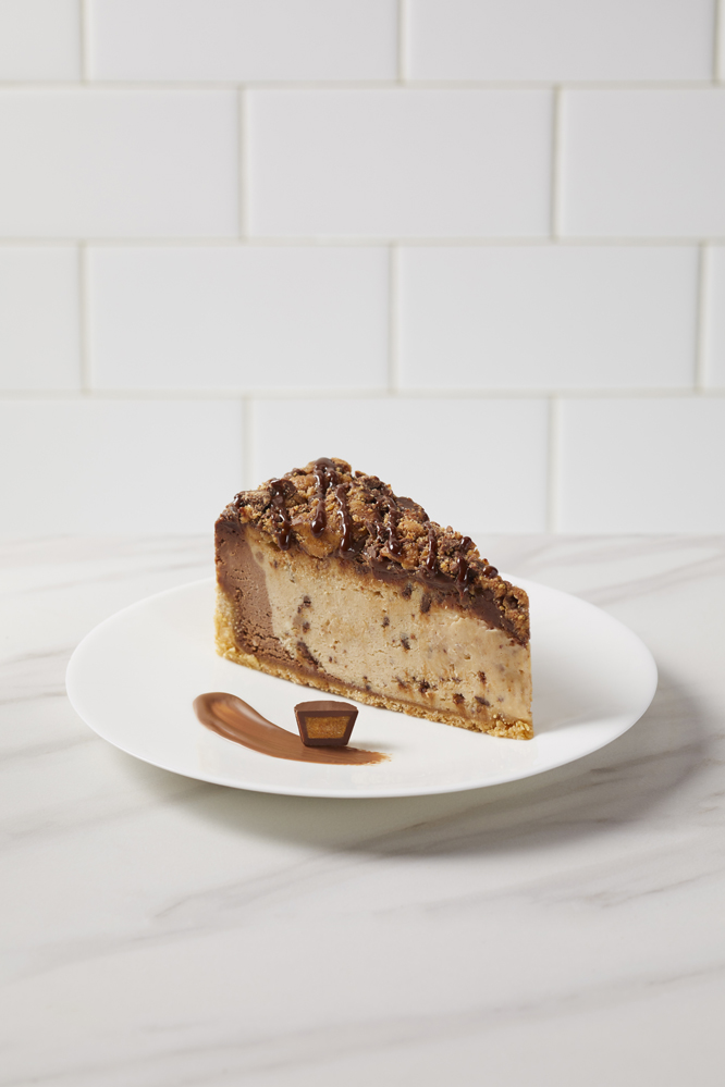 Reese's Peanut Butter Chocolate Cheesecake - Coveted Cakes